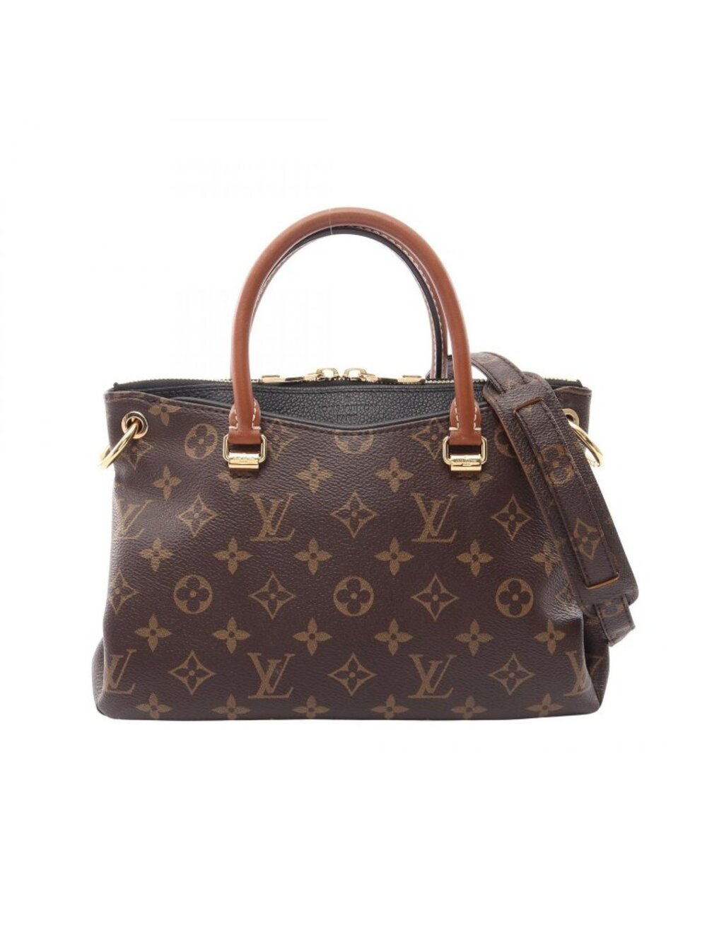 Louis Vuitton Handbag Pallas BB 2-Way Noir Leather